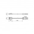 Led strip aansluitkabel smal