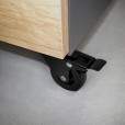 Meubelwielen zwart in set - MWZW