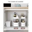 Opbergrek organizer wit en zwart L = 25,5 cm breed