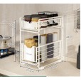 Opbergrek organizer wit en zwart L = 25,5 cm breed