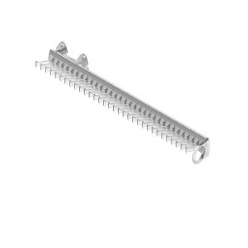 Servetto Dassenhouder transparant/aluminium