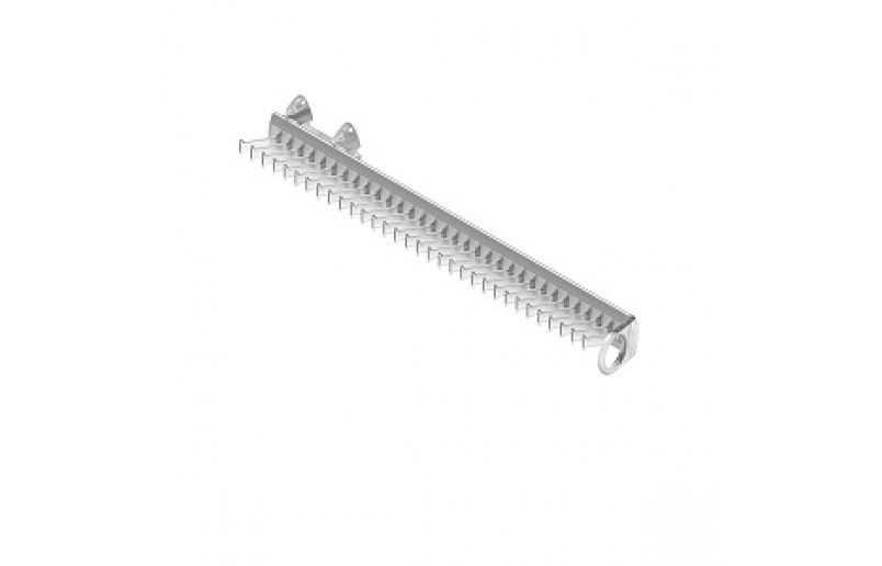 Servetto Dassenhouder transparant/aluminium