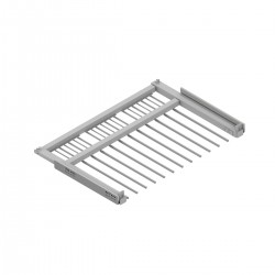 Luxe uittrekbare pantalonhouder zilver, in breedte verstelbaar. Luxe uittrekbare pantalonhouder zilver, in breedte verstelbaar.