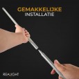 Bureaulamp Leeslamp zilver, flexibel in gebruik