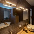 Ultra slim opbouwarmatuur voor kasten en meubels, kleur zilver  in set