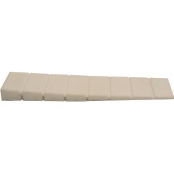 Stelwig kunststof wit