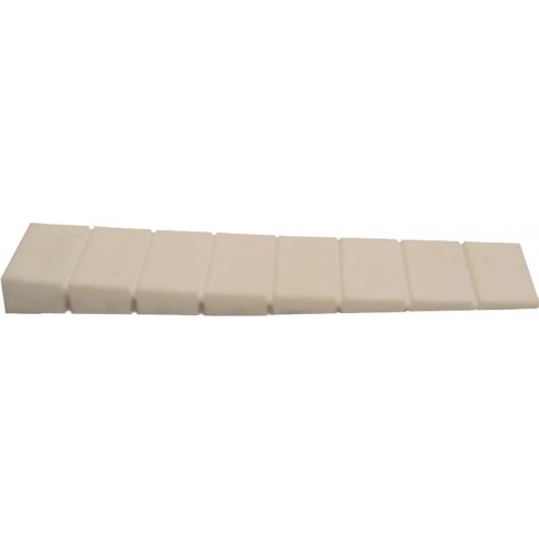 Stelwig kunststof wit