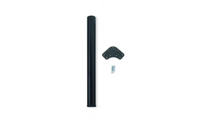 Tafelpoot zwart 710mm rond ø 60 mm