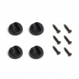 Tafelpoten wit met 3 staven 710 mm, set á 4 stuks