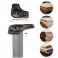 Tafelpoot 710mm rond ø 60 mm - TL710