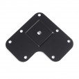 Tafelpoten zwart 710mm vierkant 50x50 mm, set á 4 stuks