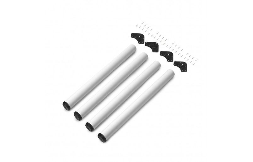 Tafelpoot wit 830mm rond ø 60 mm