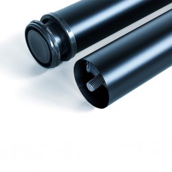 Tafelpoot zwart 710mm rond ø 60 mm