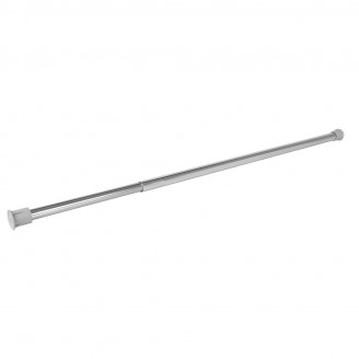 Uitschuifbare ronde kledingroede chroom 74-115 cm