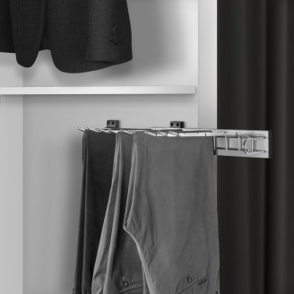 Pantalonrek voor 9 pantalons zijmontage rechts