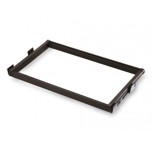 Uittrekbaar frame met soft close geleiders