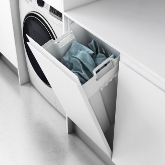 Wasmand wit kunststof uitneembaar
