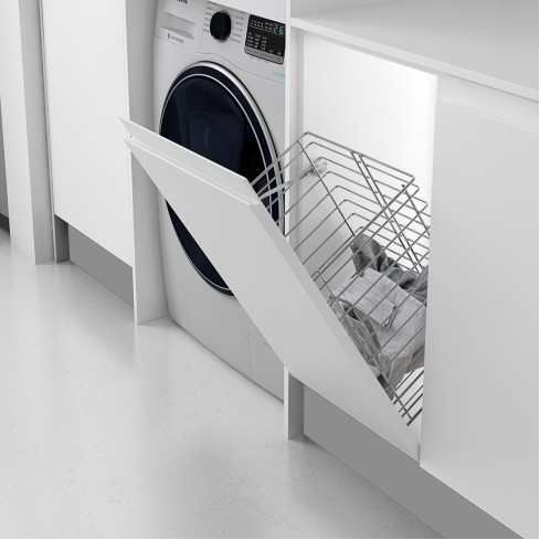 Wasmand chroom uitneembaar