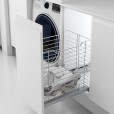 Wasmand staal verchroomd voor frontmontage