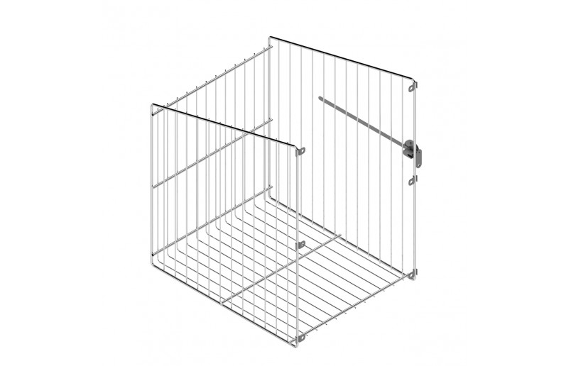 Wasmand chroom vast - WAS383