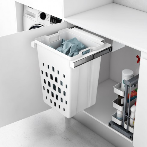 Wasmand onderbouw volledig uittrekbaar 