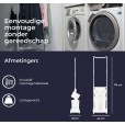 Wassorteerder kunststof met 2 vakken en kledingstang