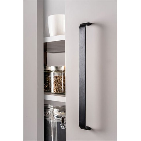 Greep sense zwart geborsteld 327 mm