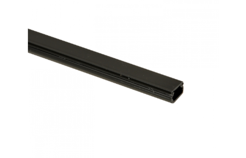 Kabelgoot zwart zelfklevend 20x10 mm 