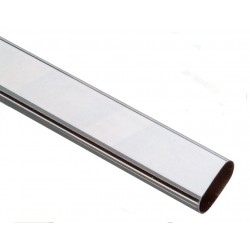 Kledingroede chroom staal dikwandig, lengte 90 - 120 -150 - 200 cm Kledingroede chroom staal dikwandig, lengte 90 - 120 -150 - 200 cm