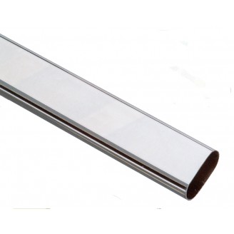 Kledingroede chroom staal dikwandig, lengte 90 - 120 -150 - 200 cm