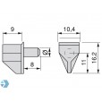 Kastplankdrager transparant 5 mm - KPDTR
