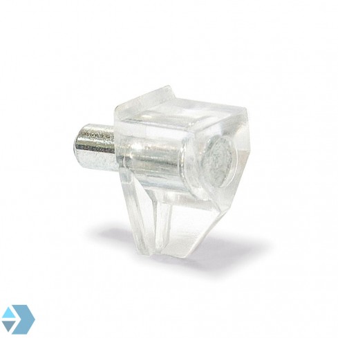 Kastplankdrager transparant 5 mm