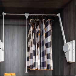 Kledinglift Superieur zilver/chroom, draagvermogen 20 kg Kledinglift Superieur zilver/chroom, draagvermogen 20 kg