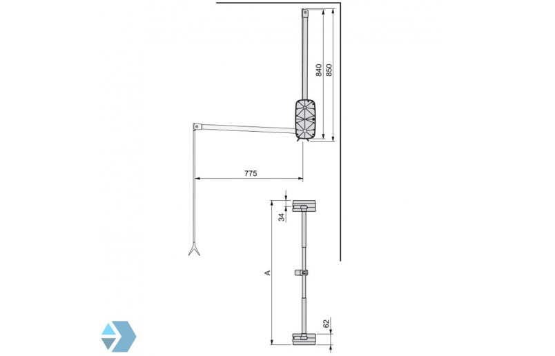 Kledinglift  design Titaan 12kg - KLD