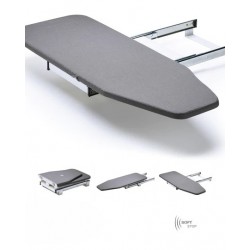 Luxe uittrekbare en 180° draaibare inbouw strijkplank Luxe uittrekbare en 180° draaibare inbouw strijkplank