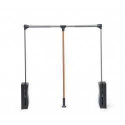 Kledinglift luxe antraciet/oranje draagvermogen 15 kg