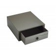 Luxe lederen Ladebox met één lade