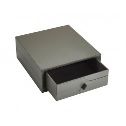 Luxe lederen Ladebox met één lade