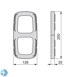 Opvulstukken voor design kledingliften